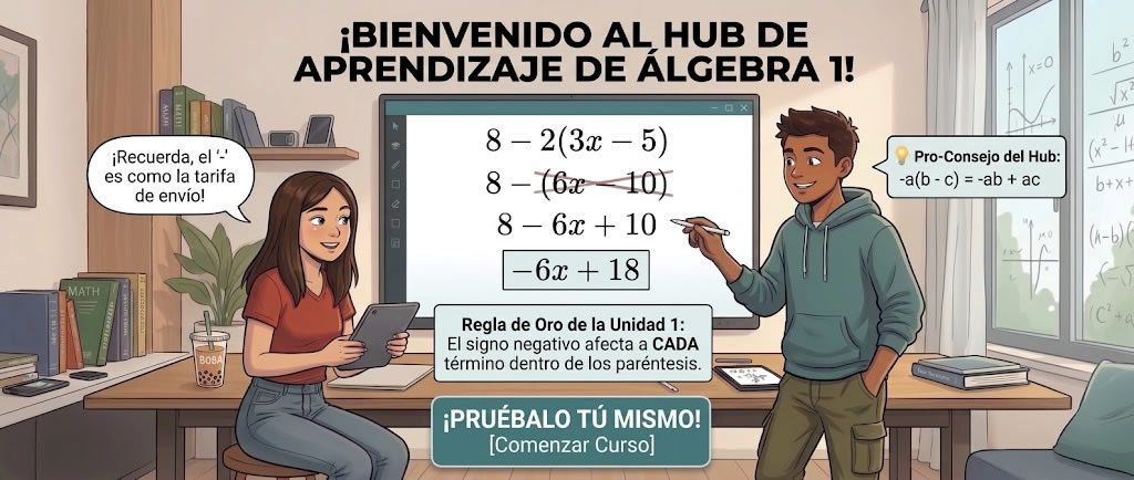 Bienvenido al Hub de Aprendizaje de Álgebra 1
